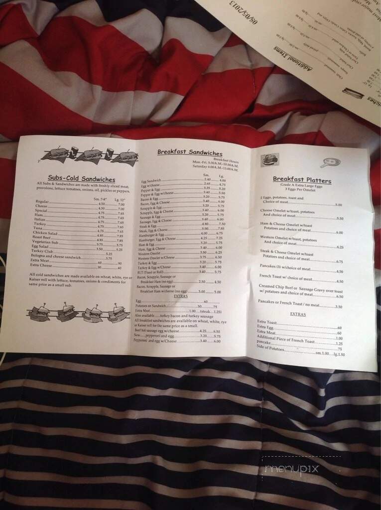 R & C Delicatessen - New Castle, DE menu_pic