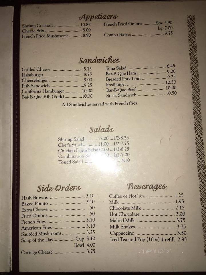 D Plus K Hickory House - Waterloo, IA menu_pic
