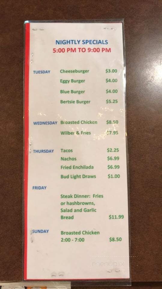 Country Bar & Grill - Plattsmouth, NE menu_pic