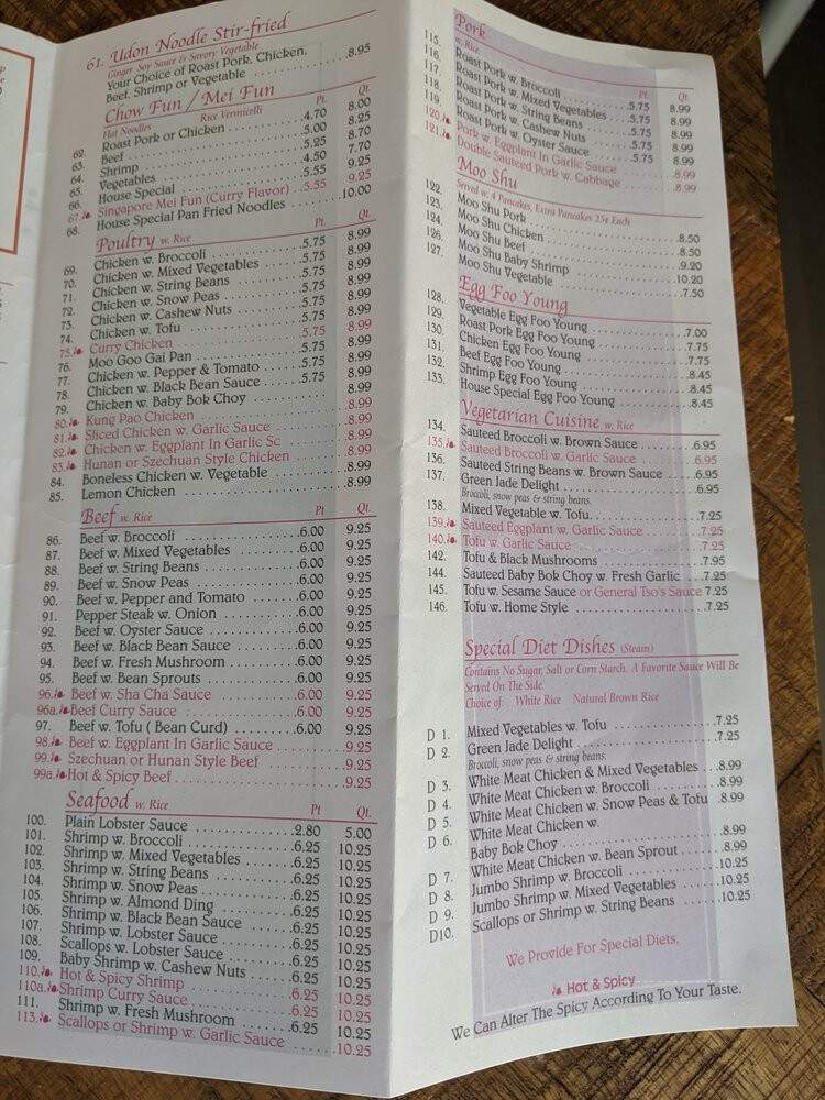 Kay's Spring Garden - Jersey City, NJ menu_pic