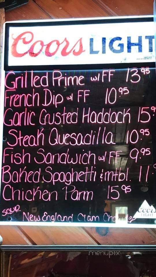 Menu of Horseshoe Inn in Frewsburg, NY 14738