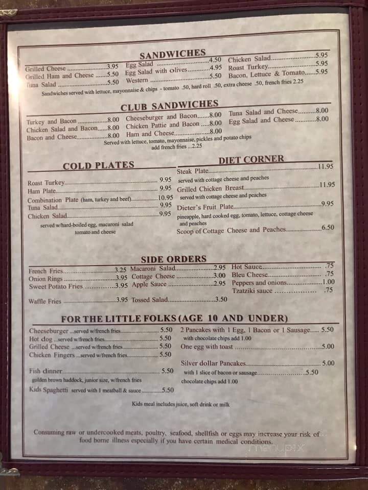 Town & Country Family - Rochester, NY menu_pic