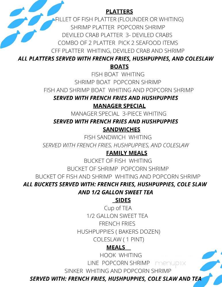 Country Fish Fry - Fayetteville, NC menu_pic