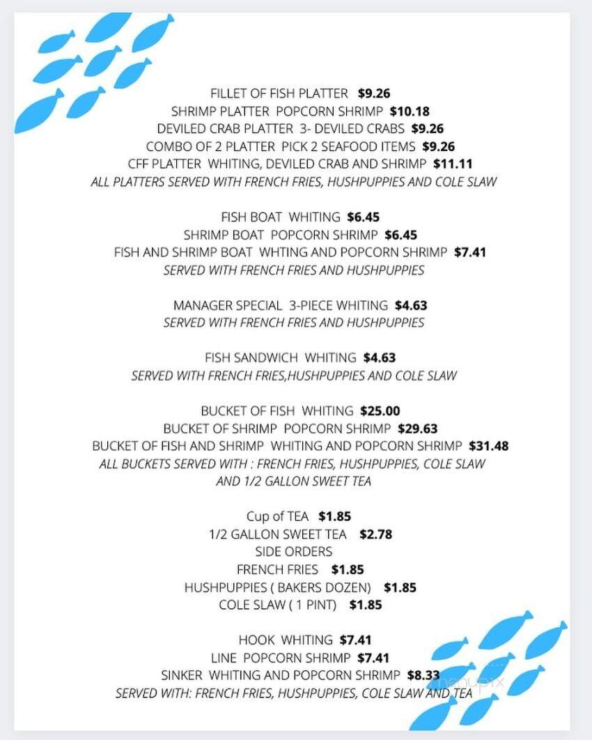 Country Fish Fry - Fayetteville, NC menu_pic