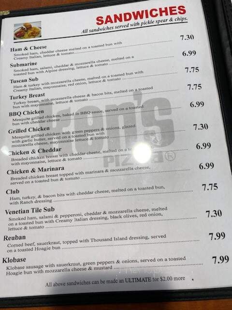 Ken's Pizza - Prague, OK menu_pic
