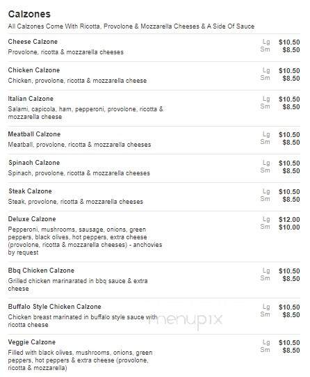 Milano's Pizza - Royse City, TX menu_pic