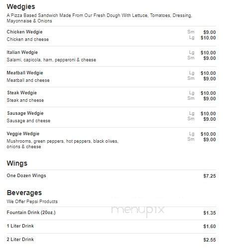 Milano's Pizza - Royse City, TX menu_pic