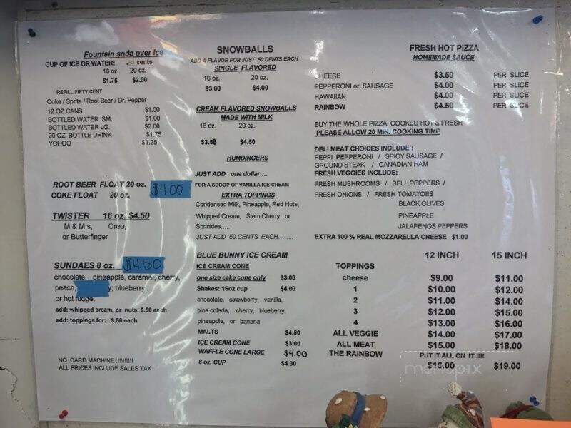 Island Rainbow - Dauphin Island, AL menu_pic