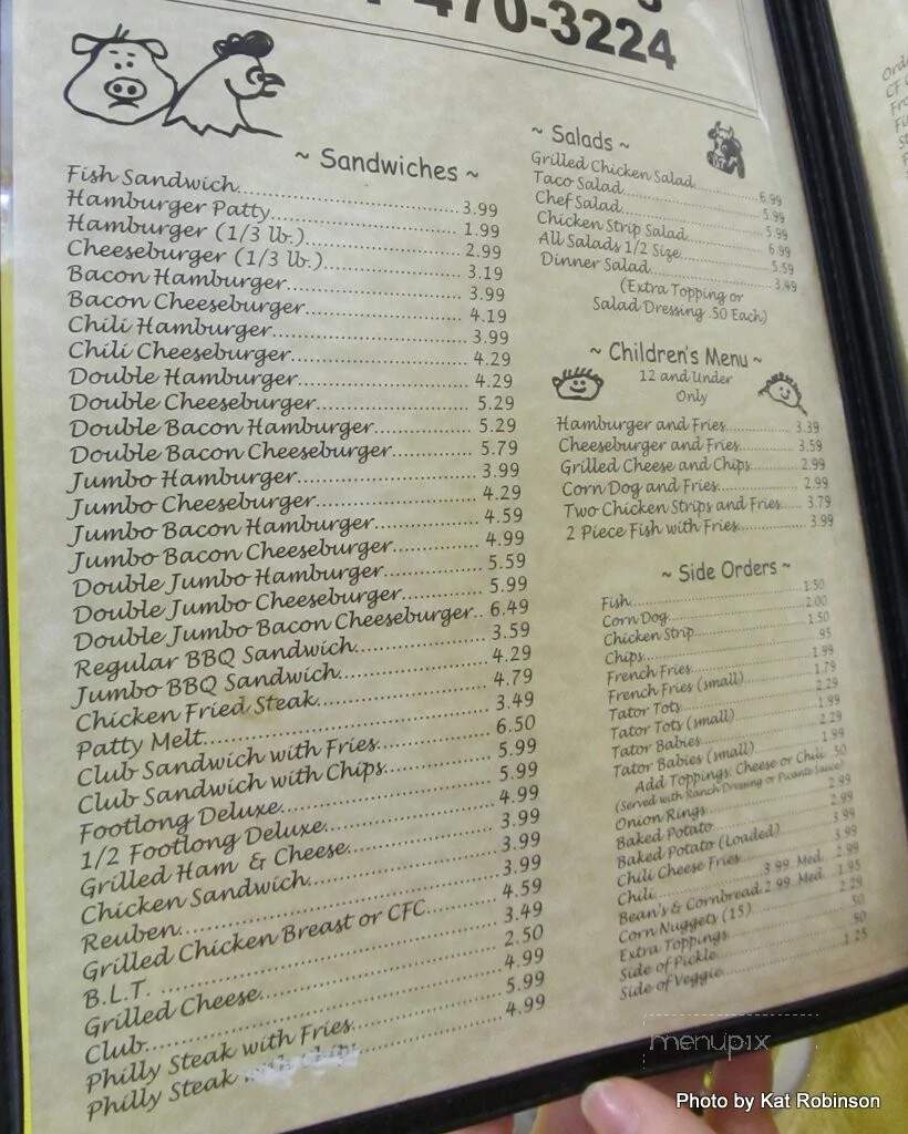 Stroud's Country Cafe - Mayflower, AR menu_pic