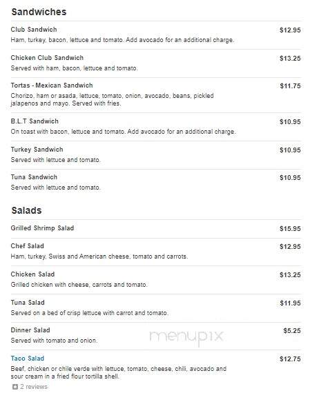 Bubba's Burgers Two - Cameron Park, CA menu_pic