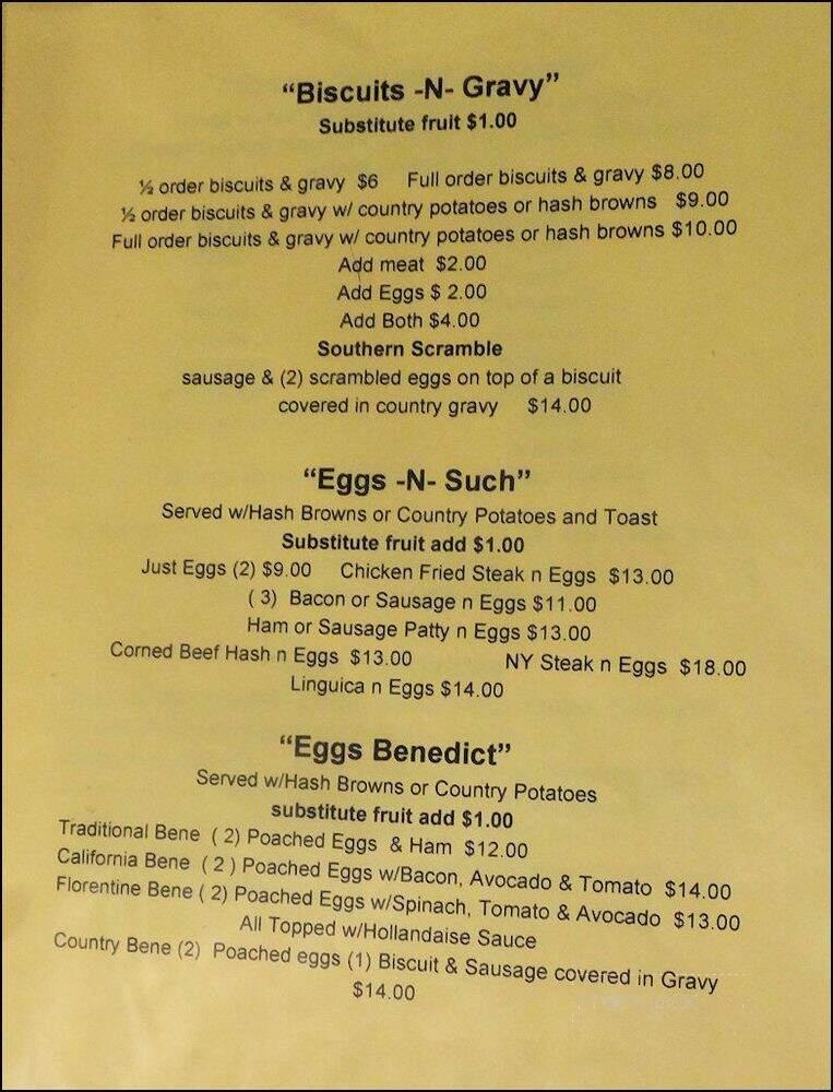 El Dorado Cafe - El Dorado, CA menu_pic