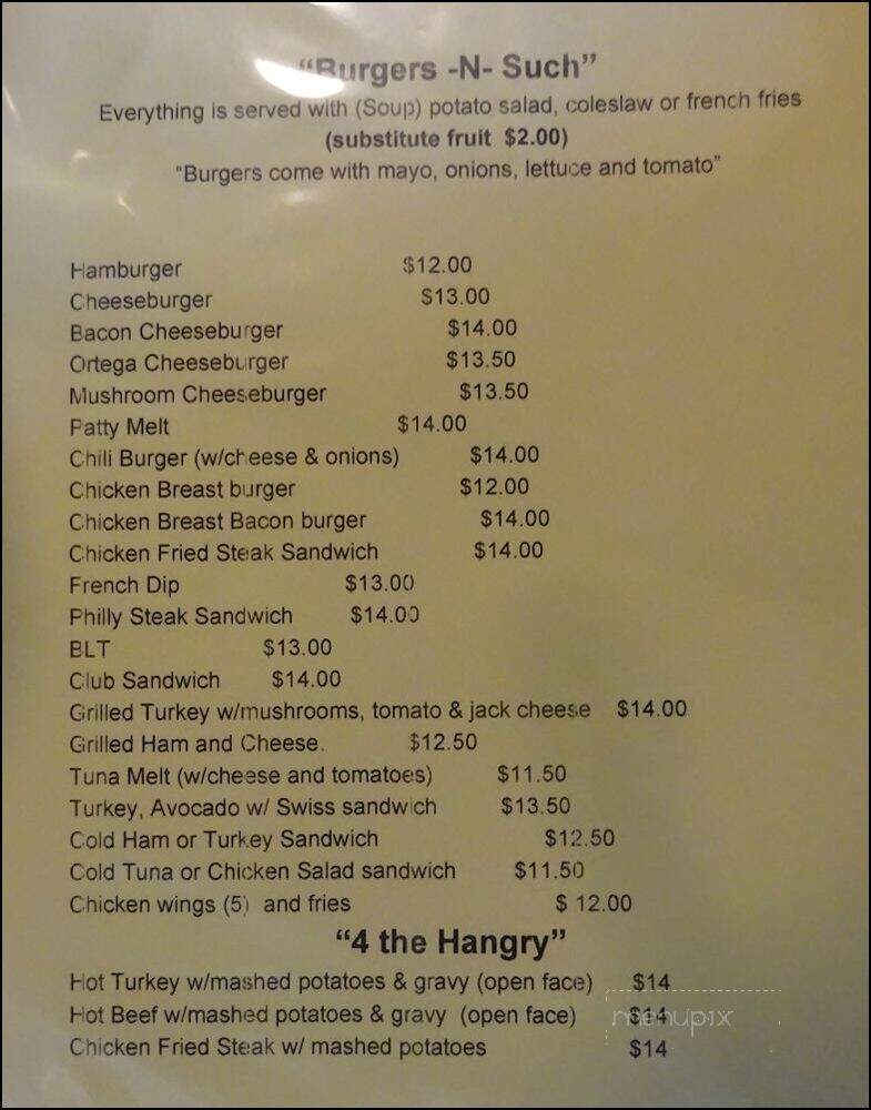 El Dorado Cafe - El Dorado, CA menu_pic