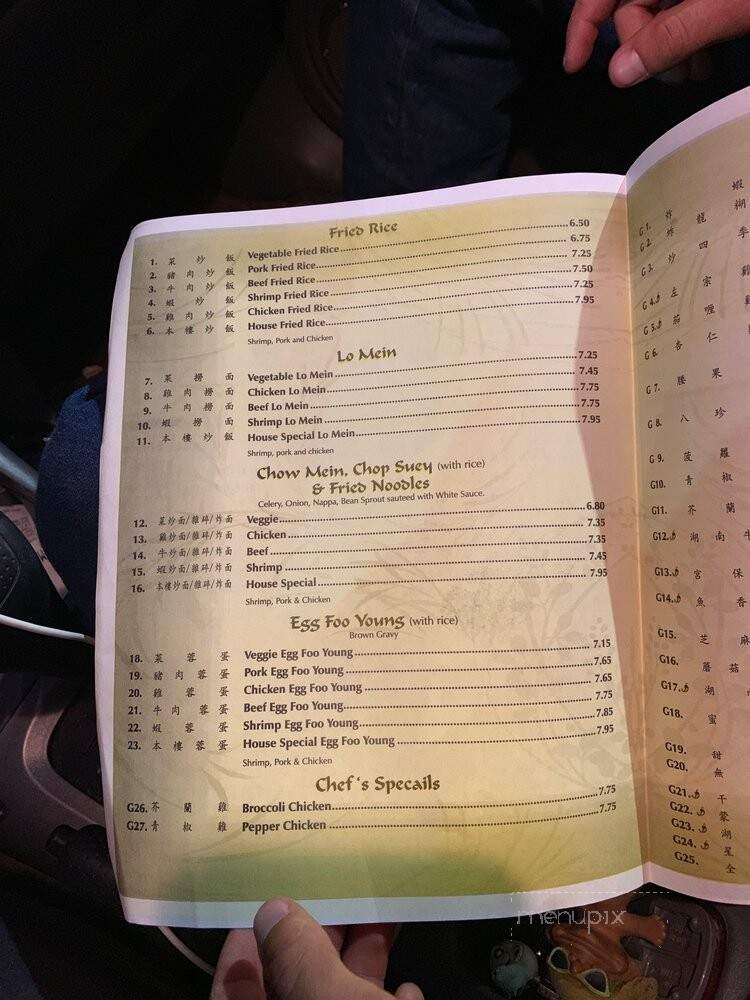New China - Iva, SC menu_pic