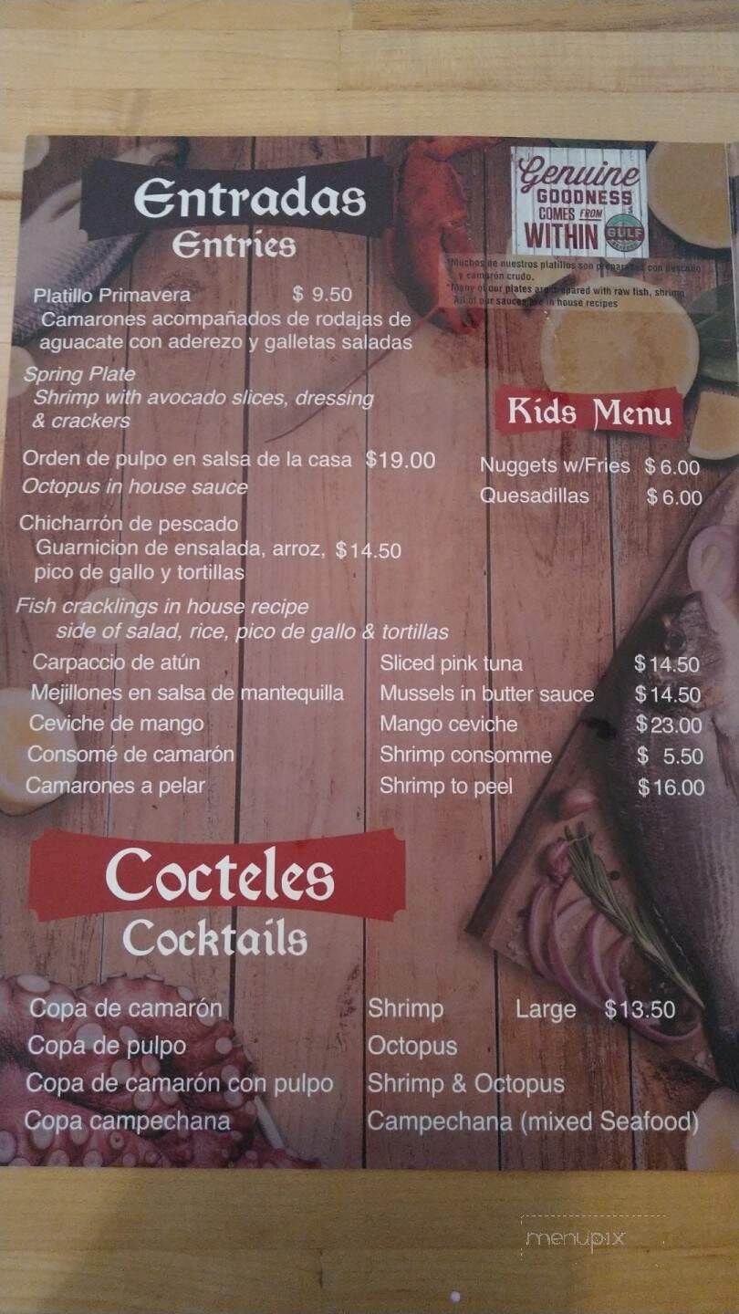 El Limon de Culiacan - San Antonio, TX menu_pic