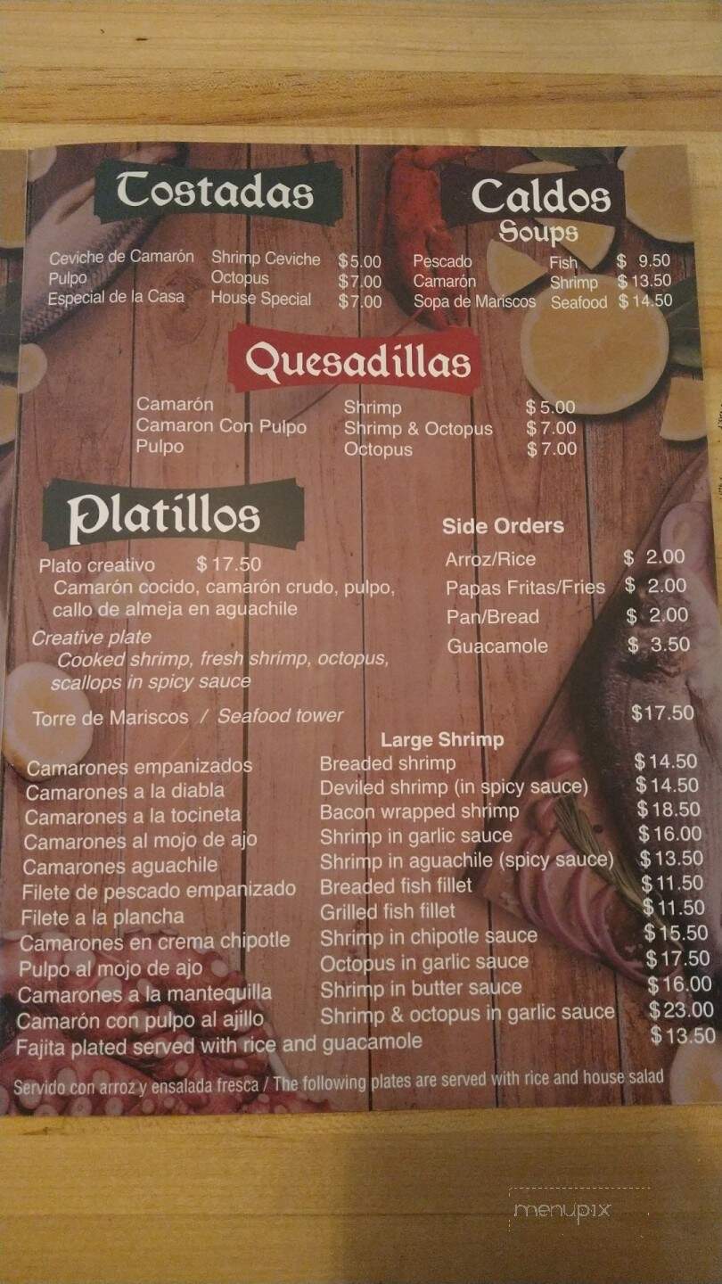 El Limon de Culiacan - San Antonio, TX menu_pic