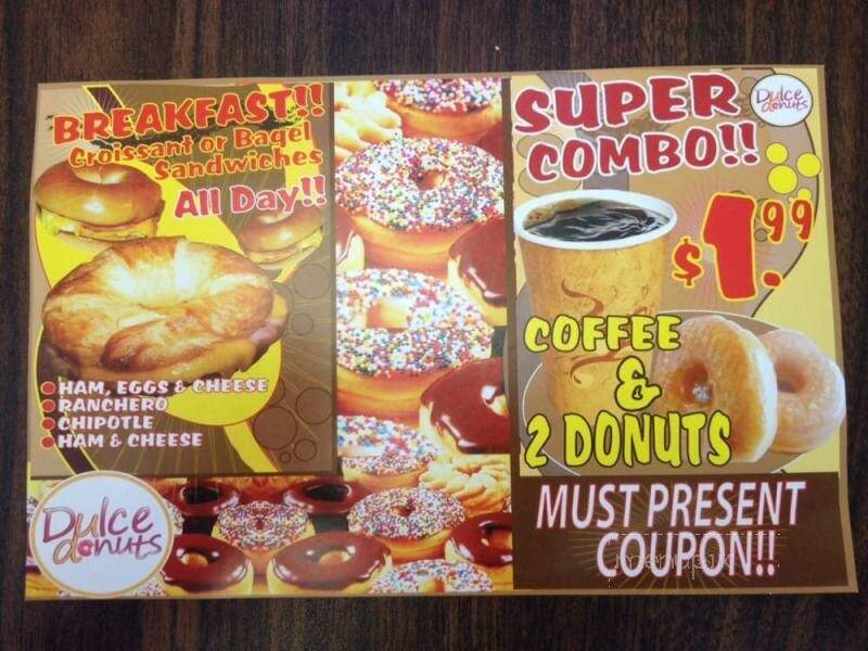 Dulce Donuts - Las Vegas, NV menu_pic