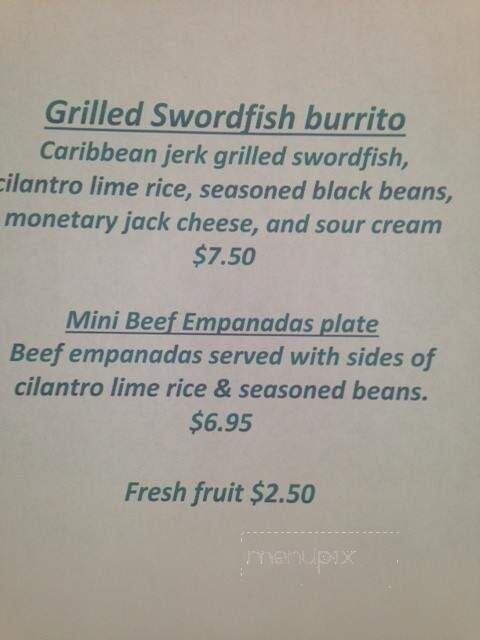 Burrito Shack - Arvada, CO menu_pic