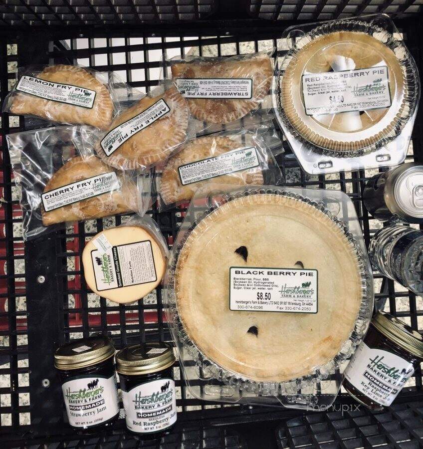 Hershberger Farm & Bakery - Millersburg, OH menu_pic