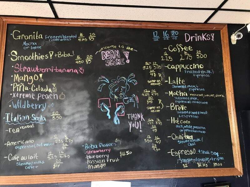 Bean Scene - Wichita, KS menu_pic
