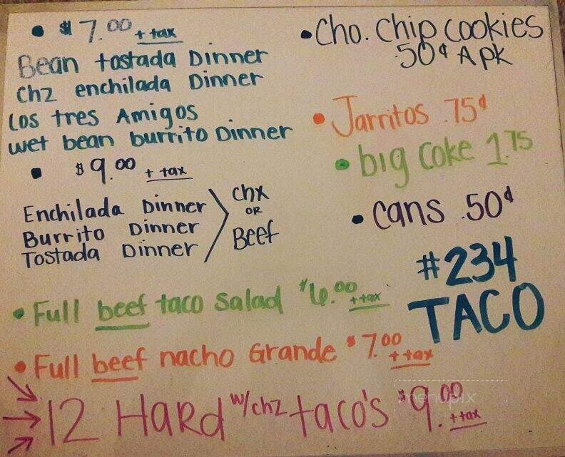 Los Panchos - Flint, MI menu_pic