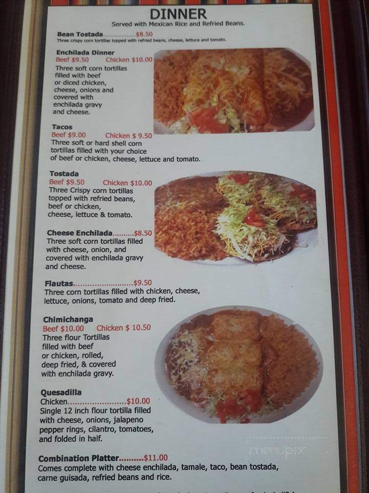 Los Panchos - Flint, MI menu_pic