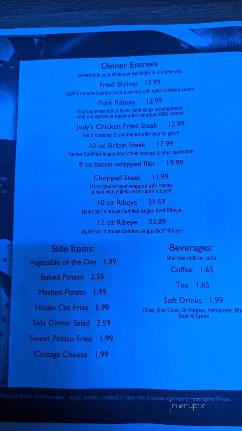 C J's Sport Bar & Grill - Kingman, KS menu_pic