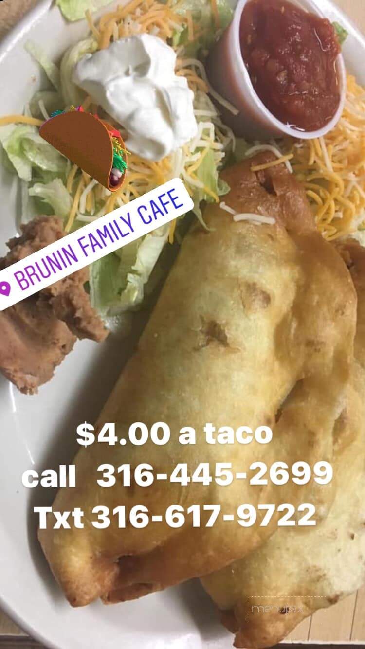 Brunin Family Cafe - Andale, KS menu_pic