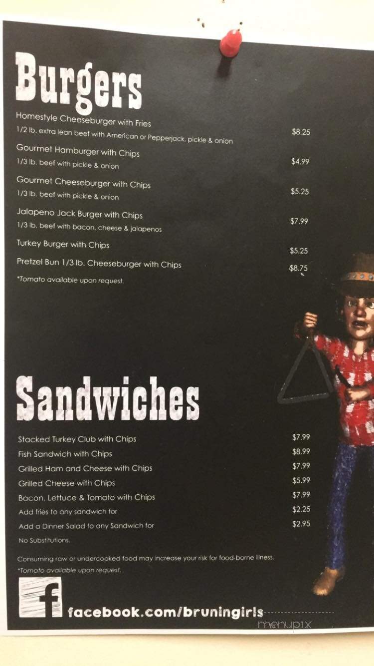 Brunin Family Cafe - Andale, KS menu_pic