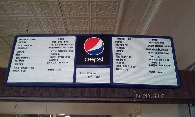 Cordele Recreation Parlor - Cordele, GA menu_pic