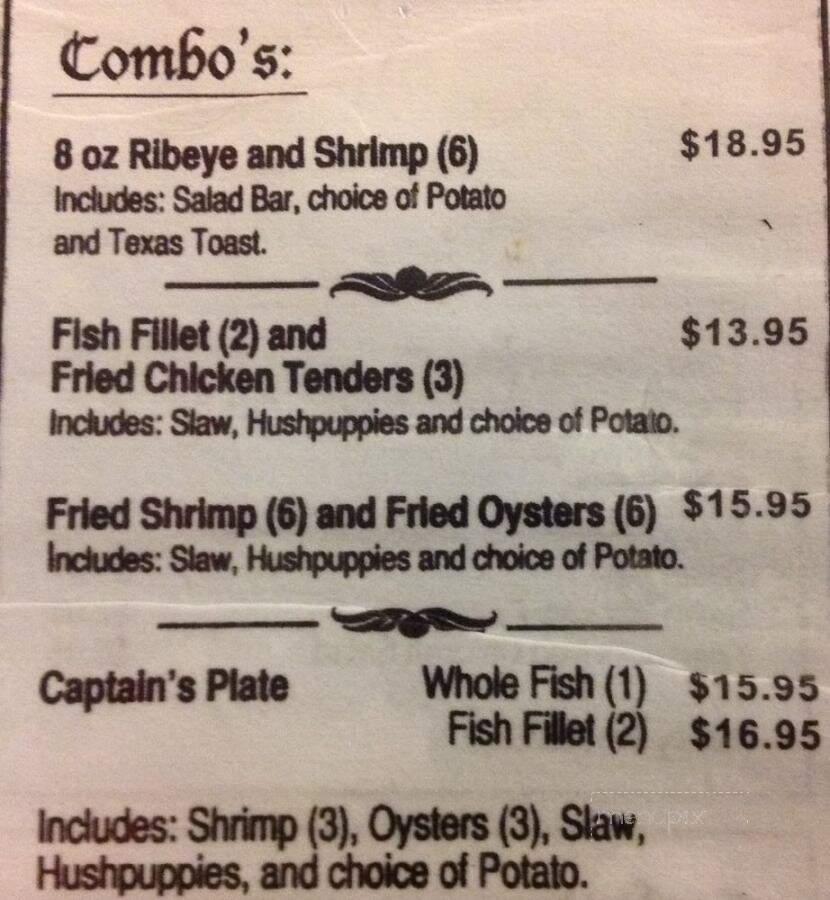 Country Squire Restaurant - Iuka, MS menu_pic
