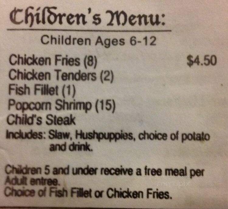 Country Squire Restaurant - Iuka, MS menu_pic