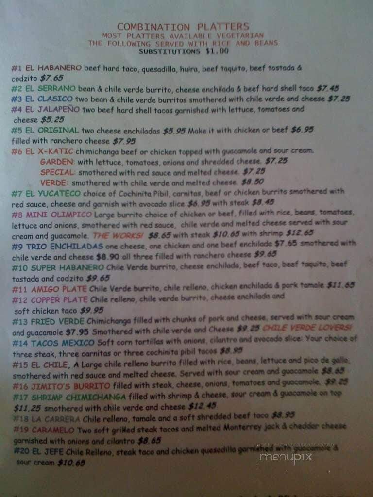 El Habanero - Magna, UT menu_pic