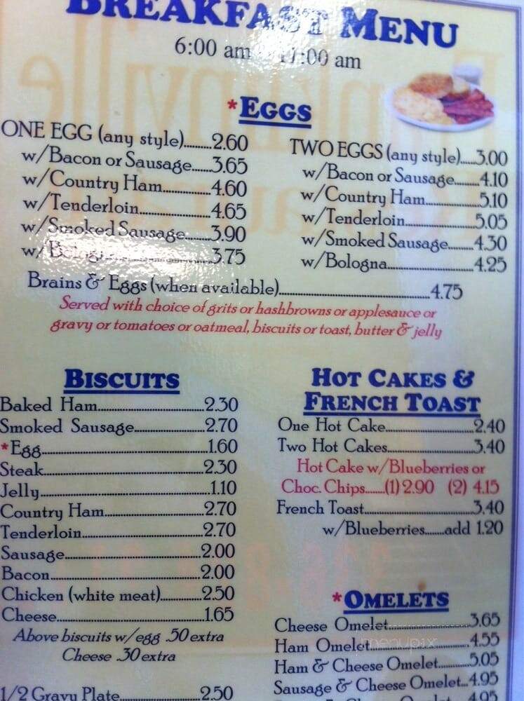 Franklinville Diner - Franklinville, NC menu_pic