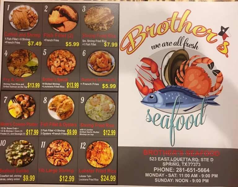 Brother's Seafood - Spring, TX