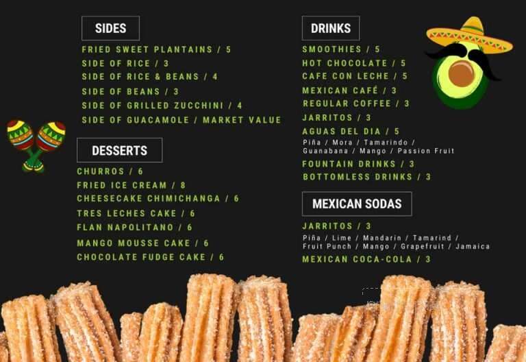 El Guacamole Mexican Grill - Pine Plains, NY menu_pic