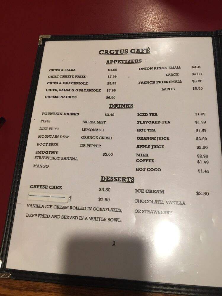 Cactus Cafe - Carlsbad, NM
