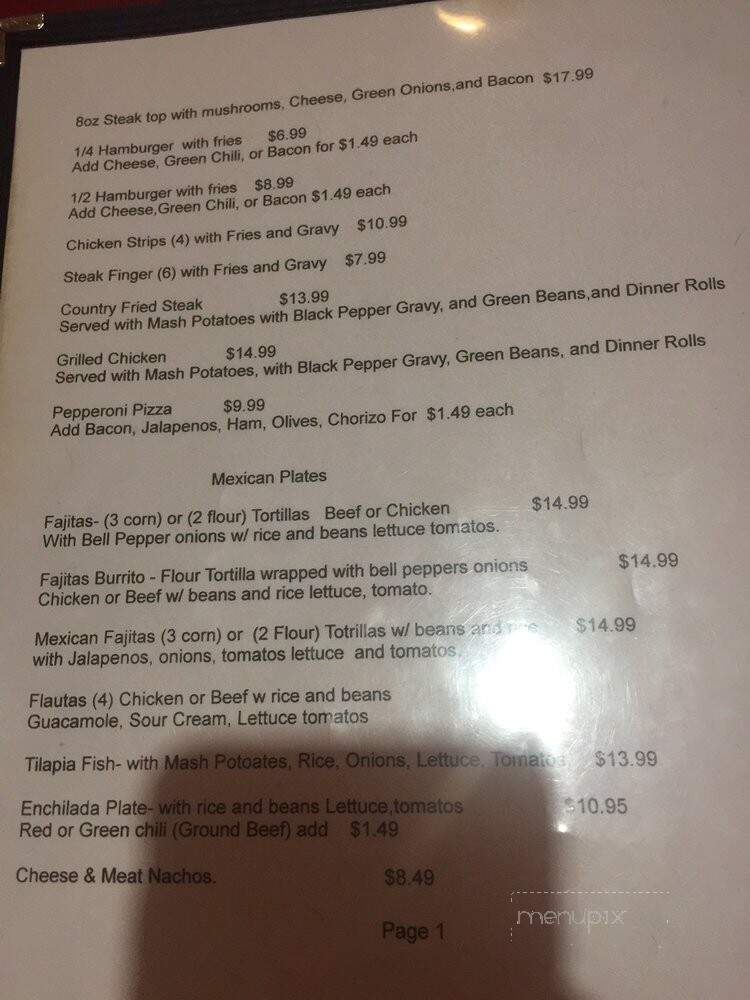Cactus Cafe - Carlsbad, NM menu_pic