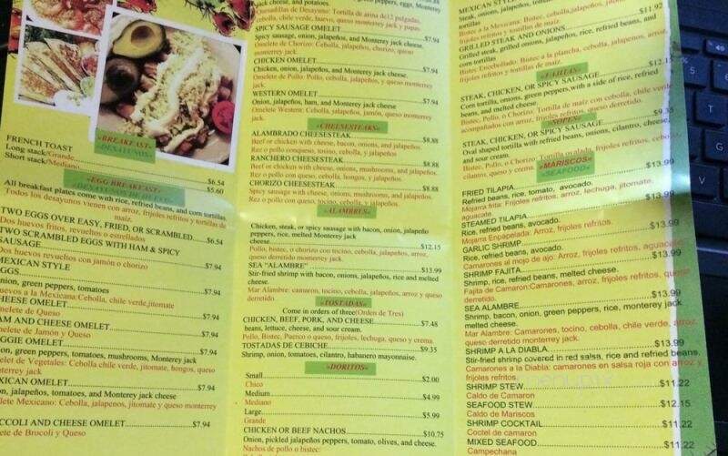Tio Santos Restaurant - Bridgeton, NJ menu_pic