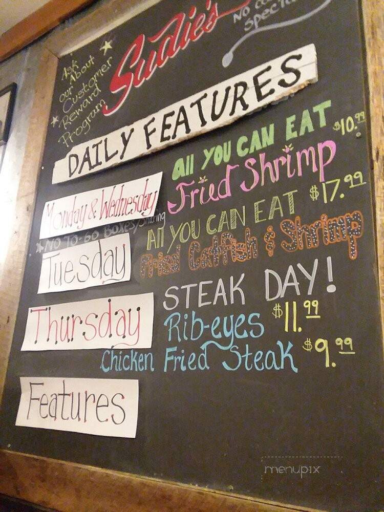 Sudie's Fish House - Crystal Springs, MS menu_pic