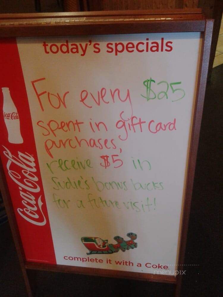 Sudie's Fish House - Crystal Springs, MS menu_pic