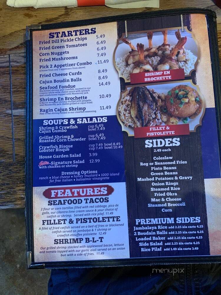 Sudie's Fish House - Crystal Springs, MS menu_pic