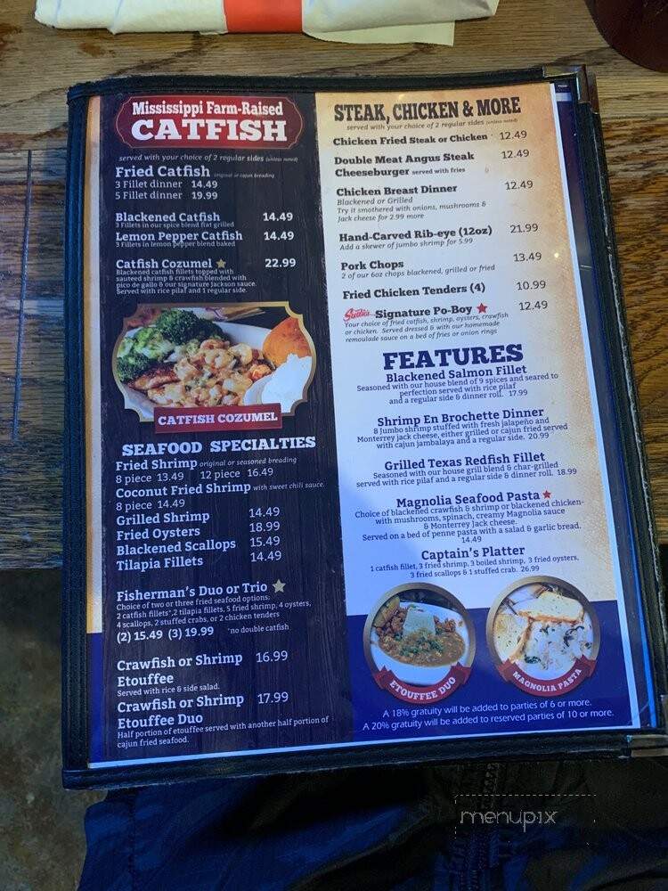 Sudie's Fish House - Crystal Springs, MS menu_pic