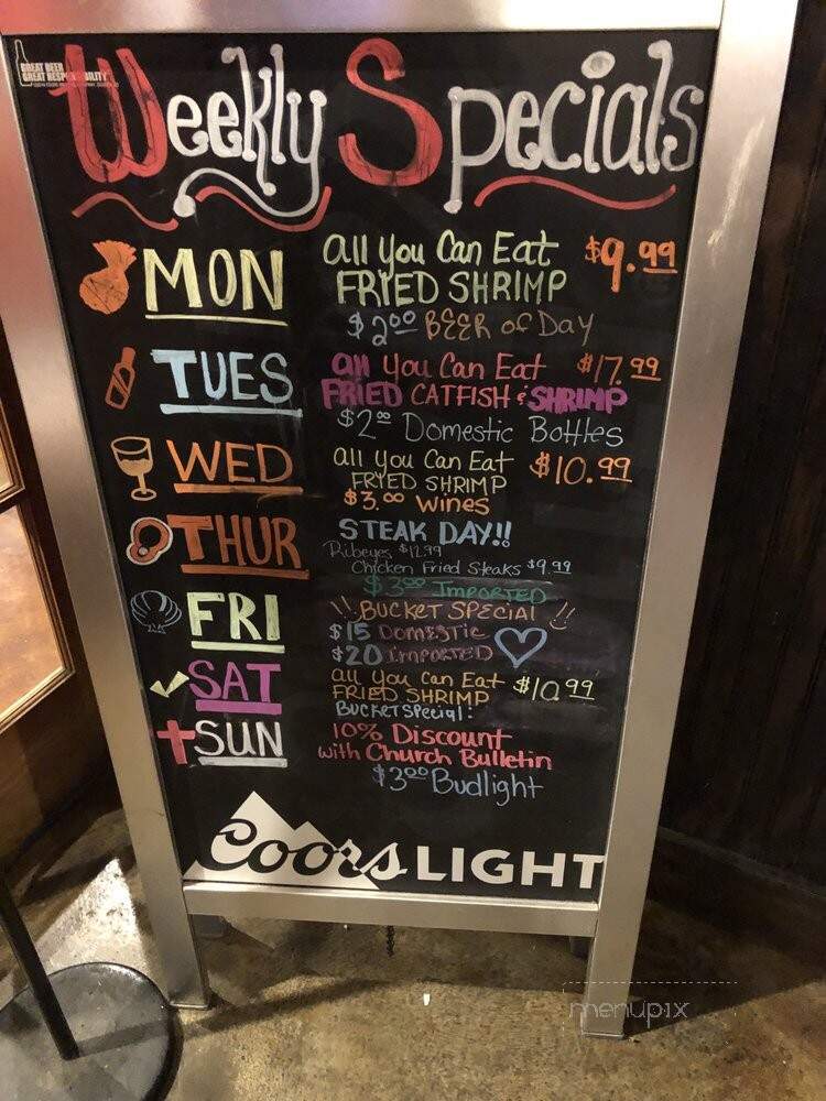 Sudie's Fish House - Crystal Springs, MS menu_pic