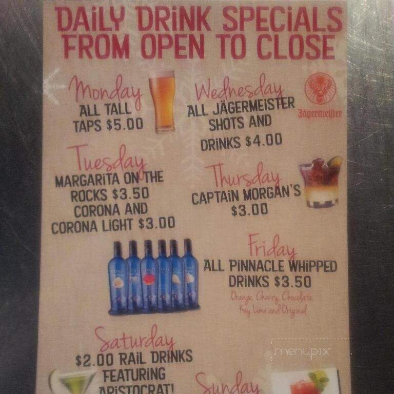 Chubby's Sports Bar and Grill - Pine City, MN menu_pic