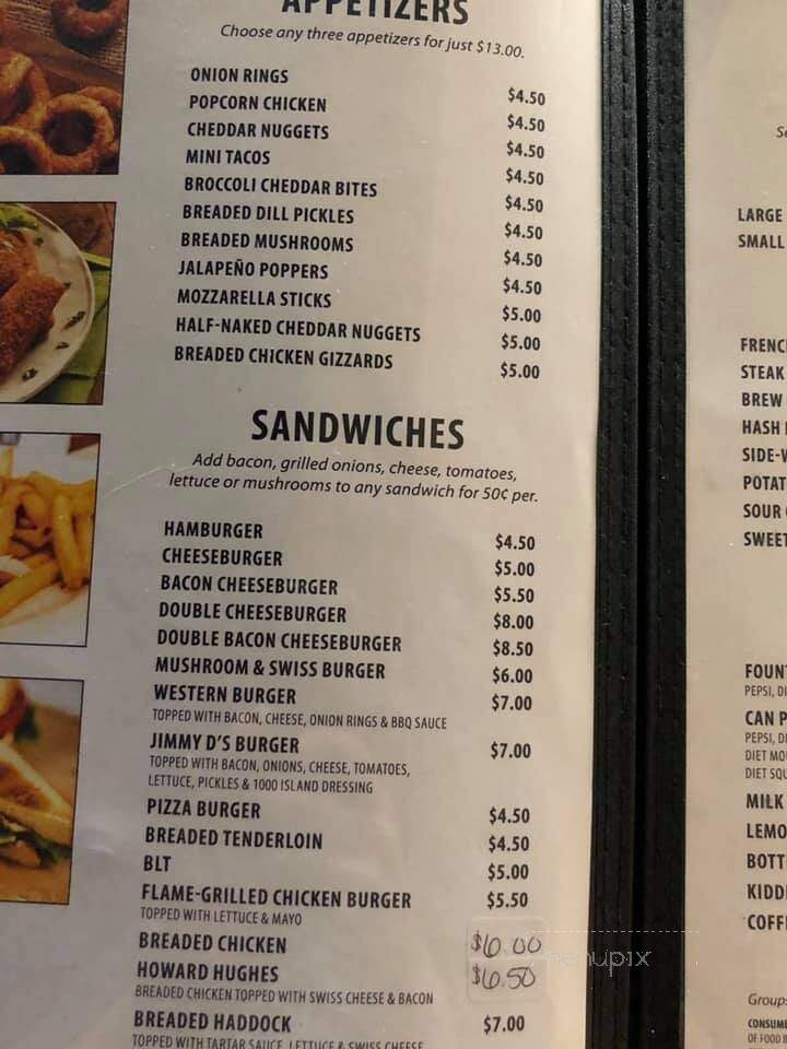 Jimmy D's - Hawkeye, IA menu_pic