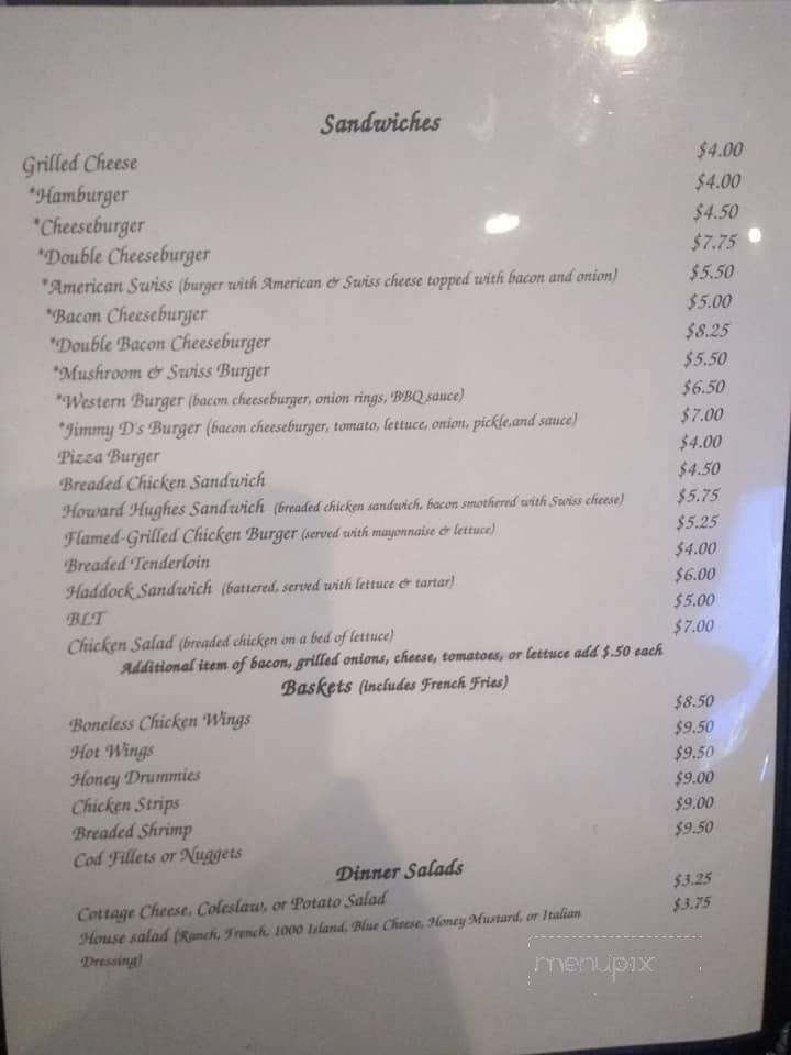 Jimmy D's - Hawkeye, IA menu_pic