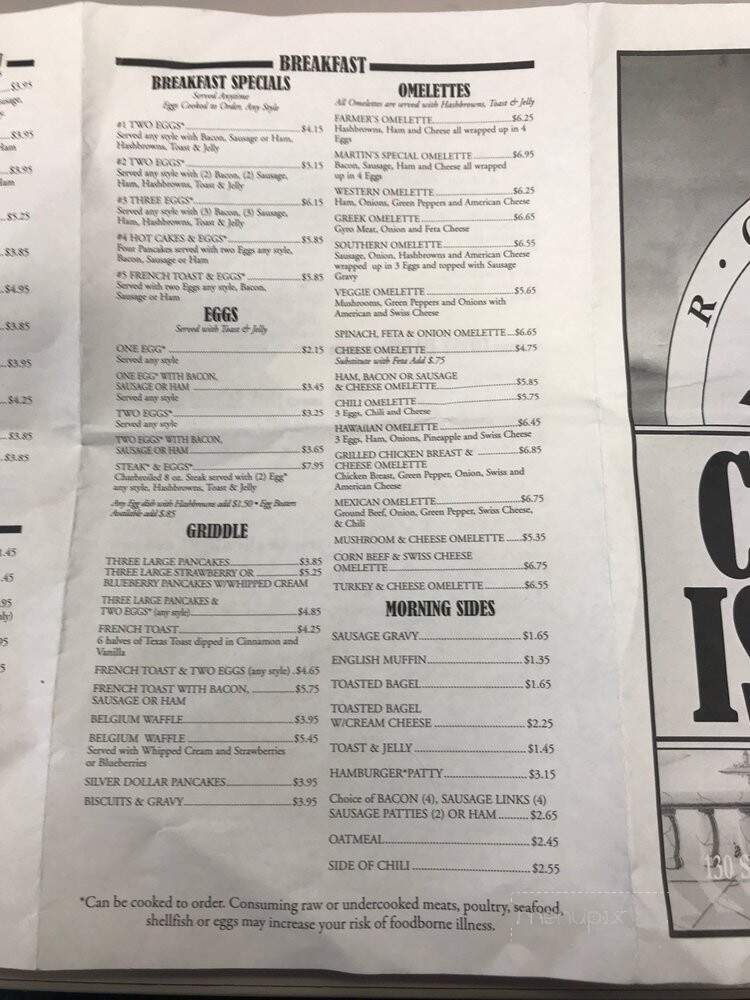 Romeo Coney Island - Romeo, MI menu_pic