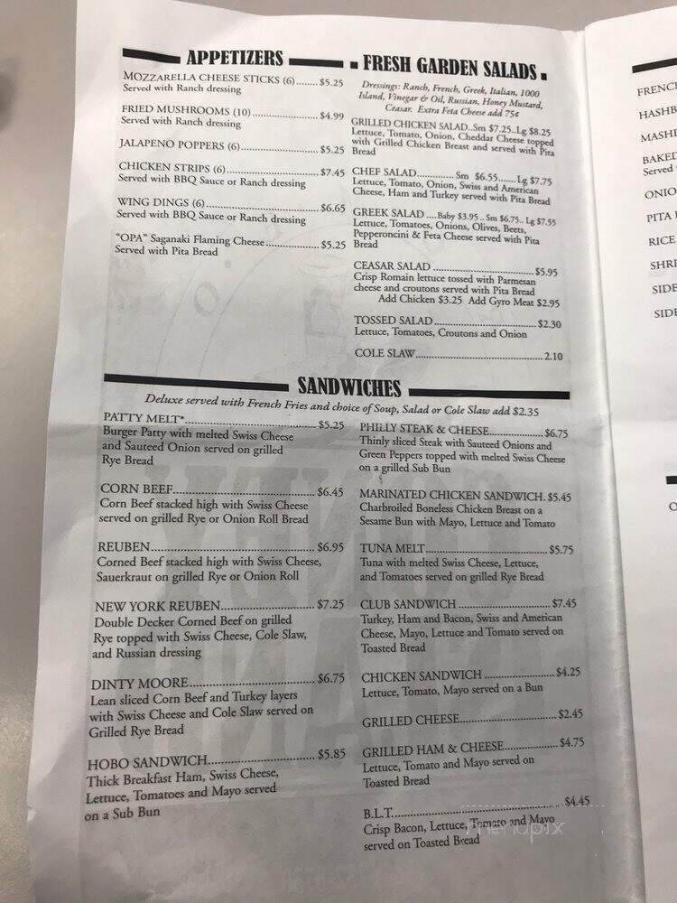 Romeo Coney Island - Romeo, MI menu_pic
