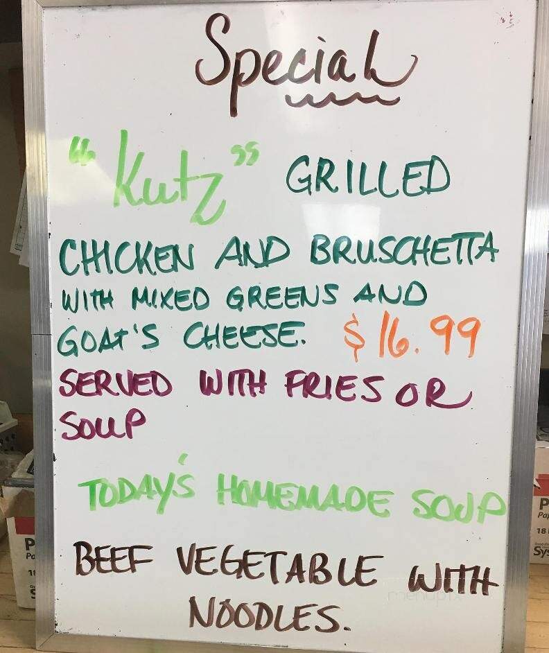 Fresh Cuts Market & Grill - Bracebridge, ON menu_pic