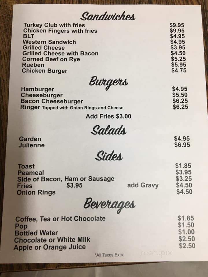 Track Kitchen - Dresden, ON menu_pic